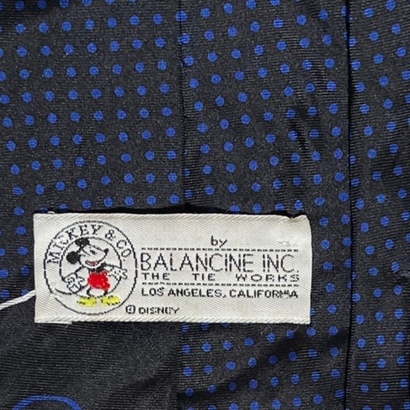 Balacine Inc Mickey Mouse Silk Tie - Picture 4 of 4